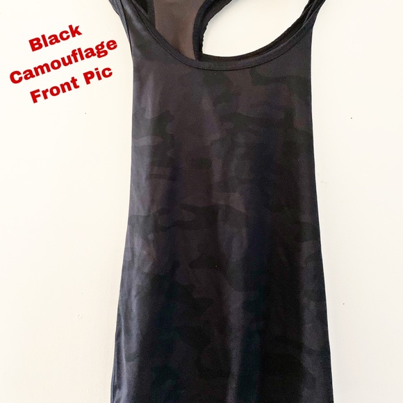 90 Degree By Reflex Tops - 90 degree by reflex Navy Black Camouflage Fitted Tank Tops Size XS